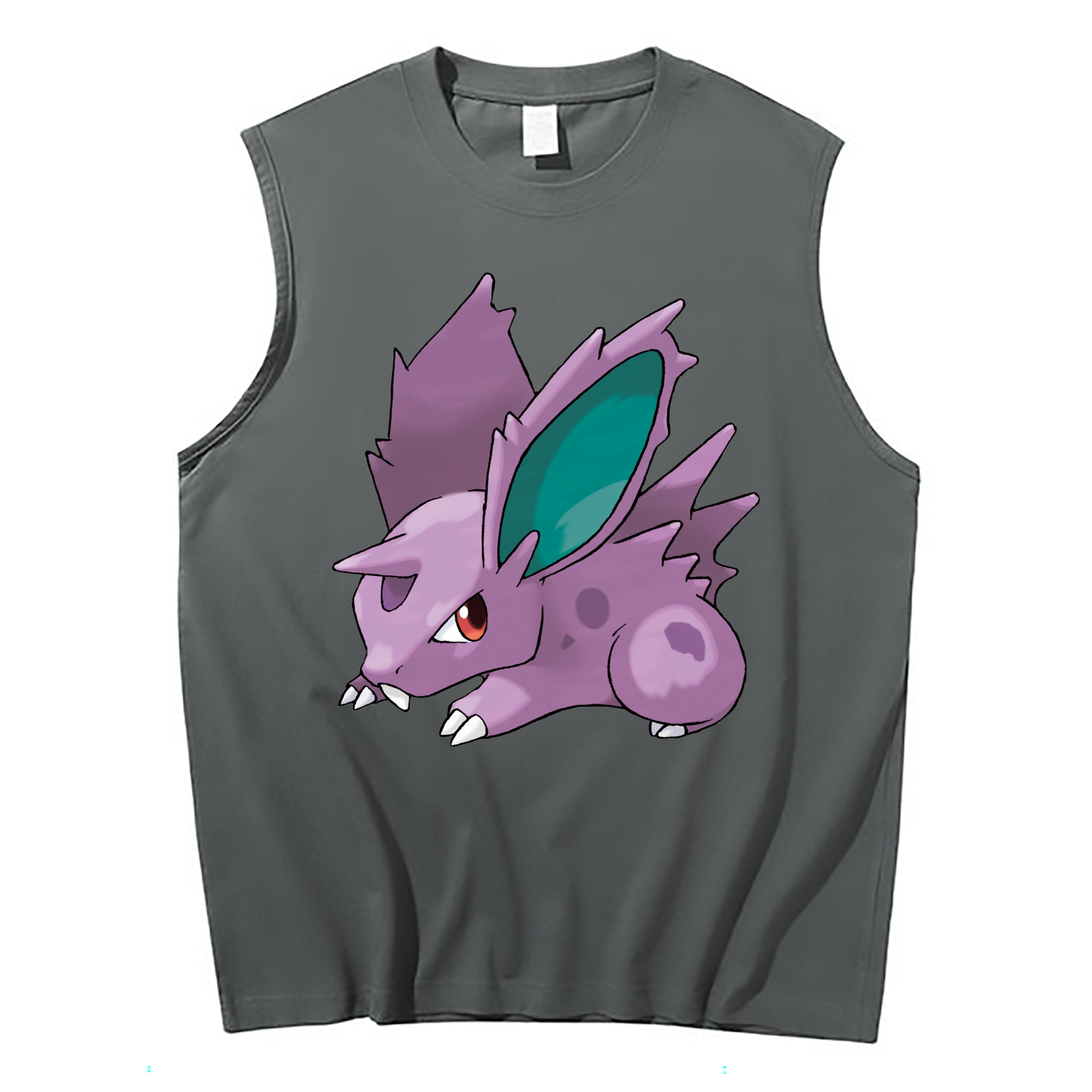 （画像用） ポケットモンスター Pokémon コットン100％タンクトップ（フロントプリント）
